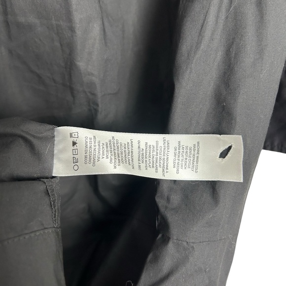 Frame Gillian Ruched Short-Sleeve Bodycon Shirtdress EC SZM No signs of wear - Picture 8 of 11